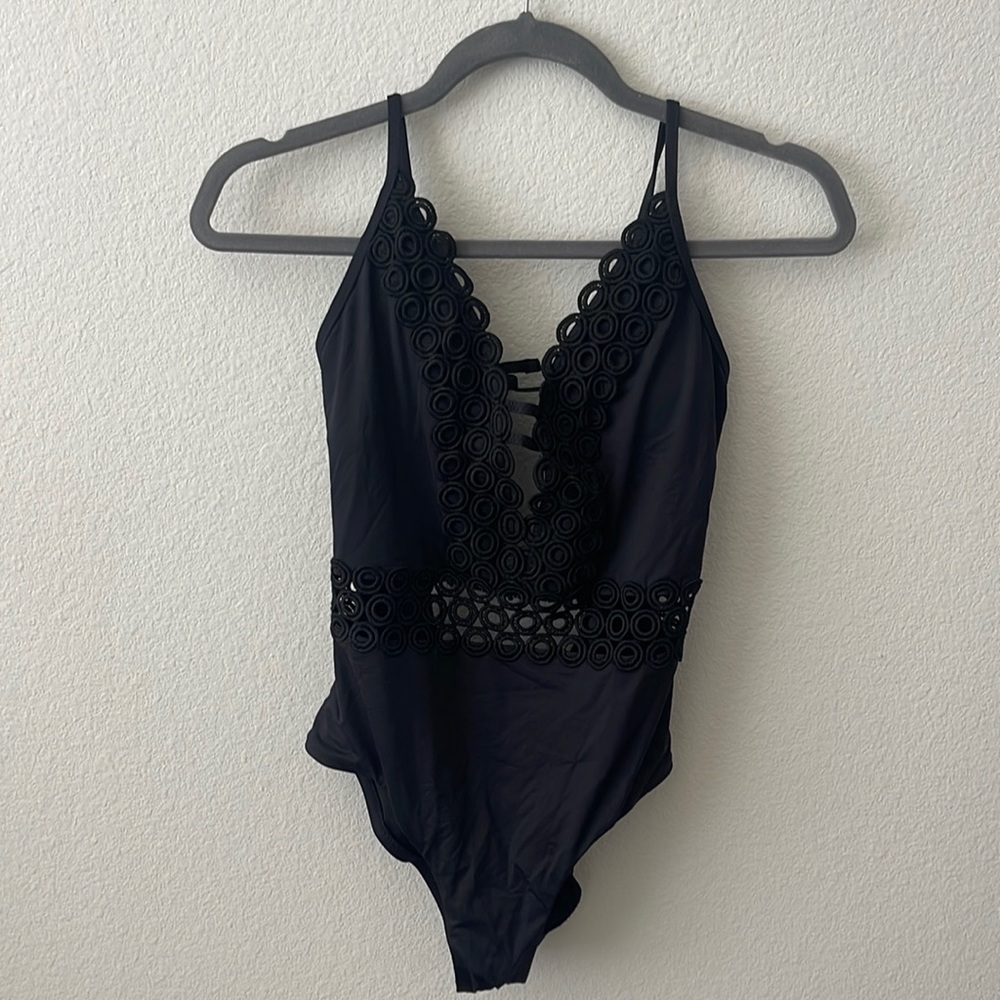 Black bathing suit
